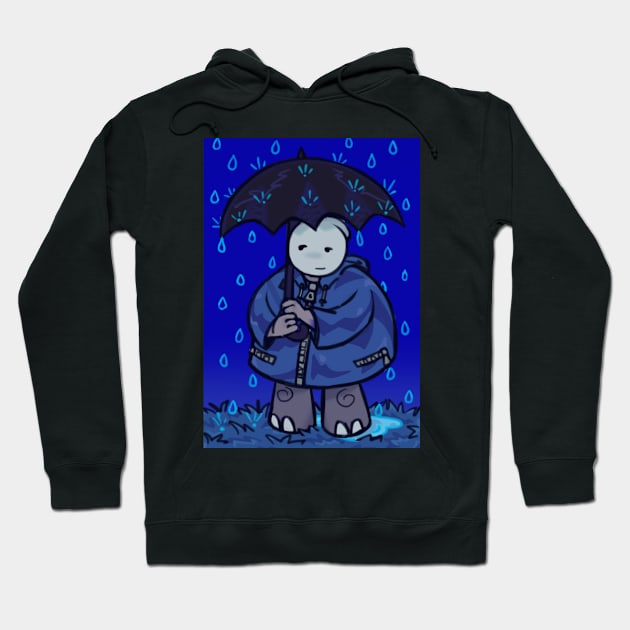 strong sad in the rain Hoodie by xxlisagamerxx